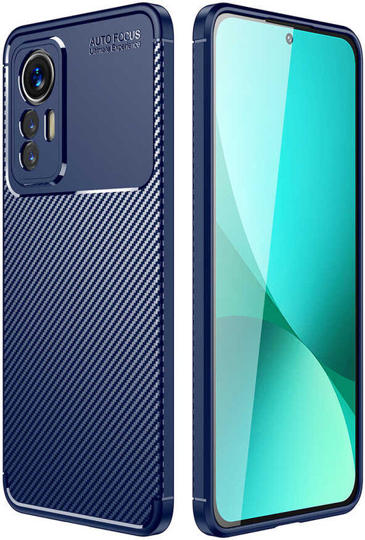 Xiaomi Xiaomi 12 Lite Kılıf Mnc Negro Silikon Kapak-Lacivert