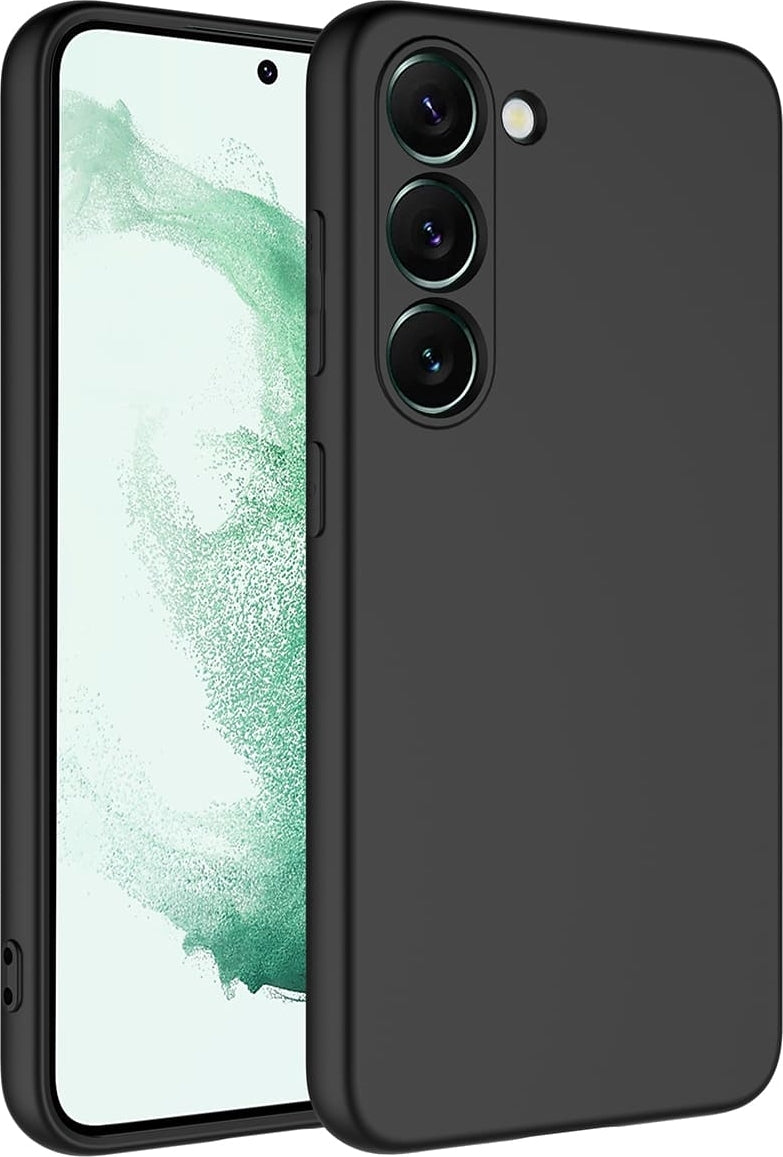 Galaxy S23 Plus Kılıf Mnc Mara Laaakan Kapak-Siyah