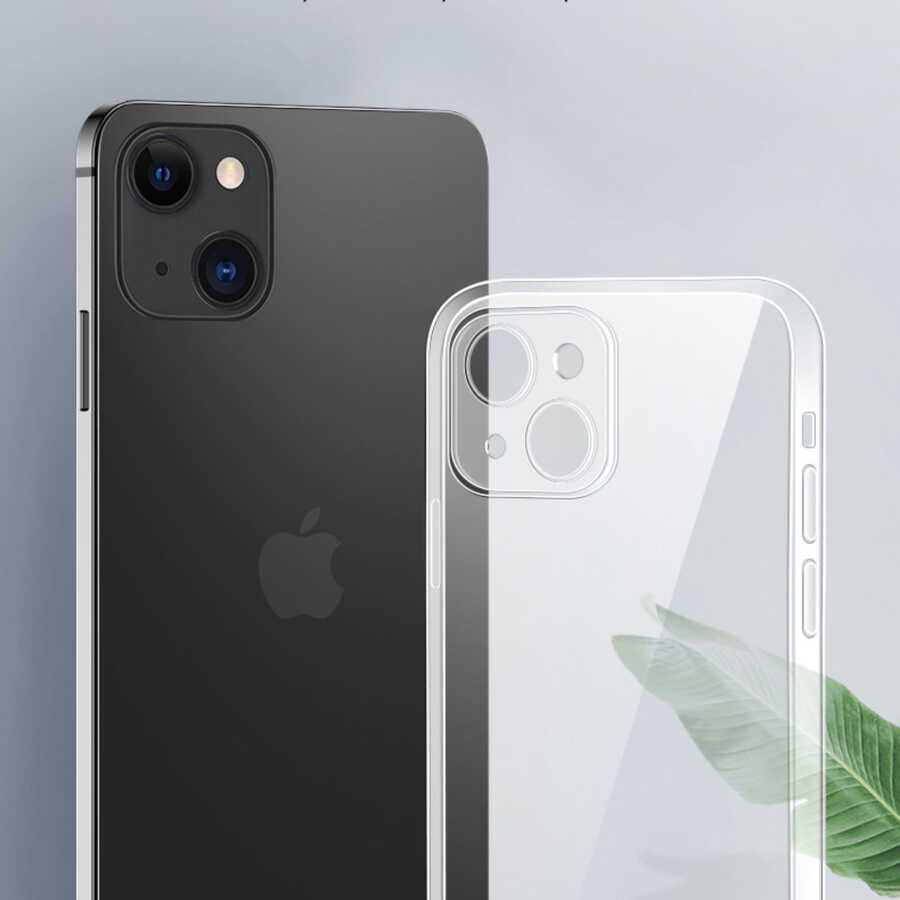 iPhone 13 Mini Kılıf Mnc Blok Kapak-Renksiz