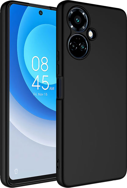Tecno Camon 19 Pro Kılıf Mnc Mara Laaakan Kapak-Siyah