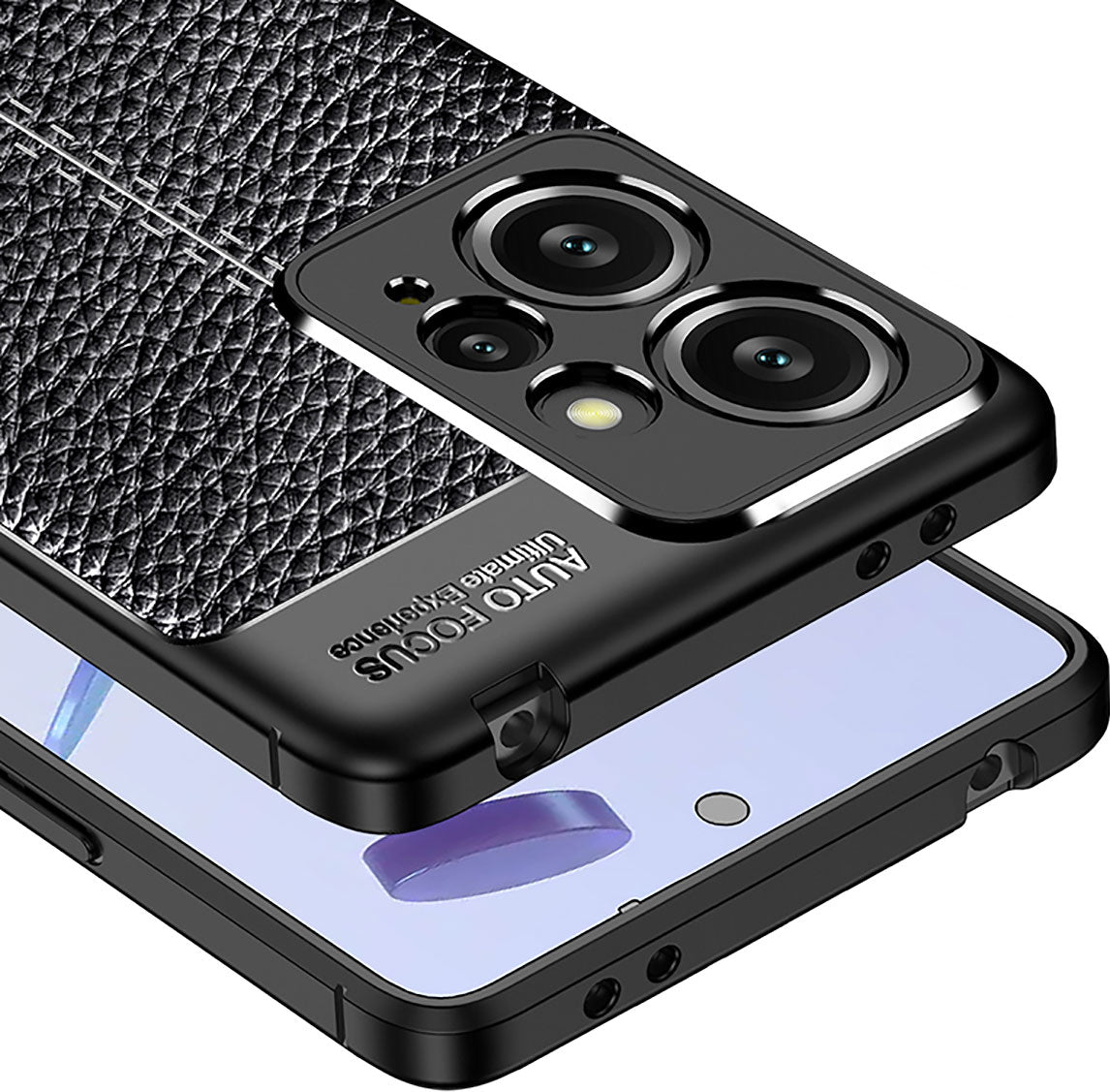 Xiaomi Redmi Note 12 4g Kılıf Mnc Niss Silikon Kapak-Siyah