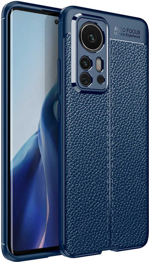 Xiaomi Mi 12 Pro Kılıf Mnc Niss Silikon Kapak-Lacivert
