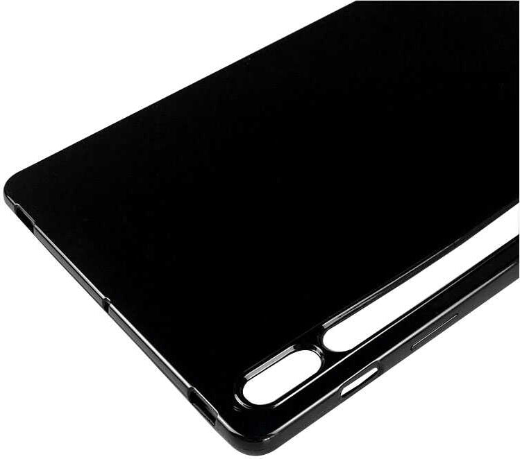 Galaxy Tab S7 T870 Kılıf  Uyumlu Mnc Tablet Süper Silikon Kapak-Renksiz