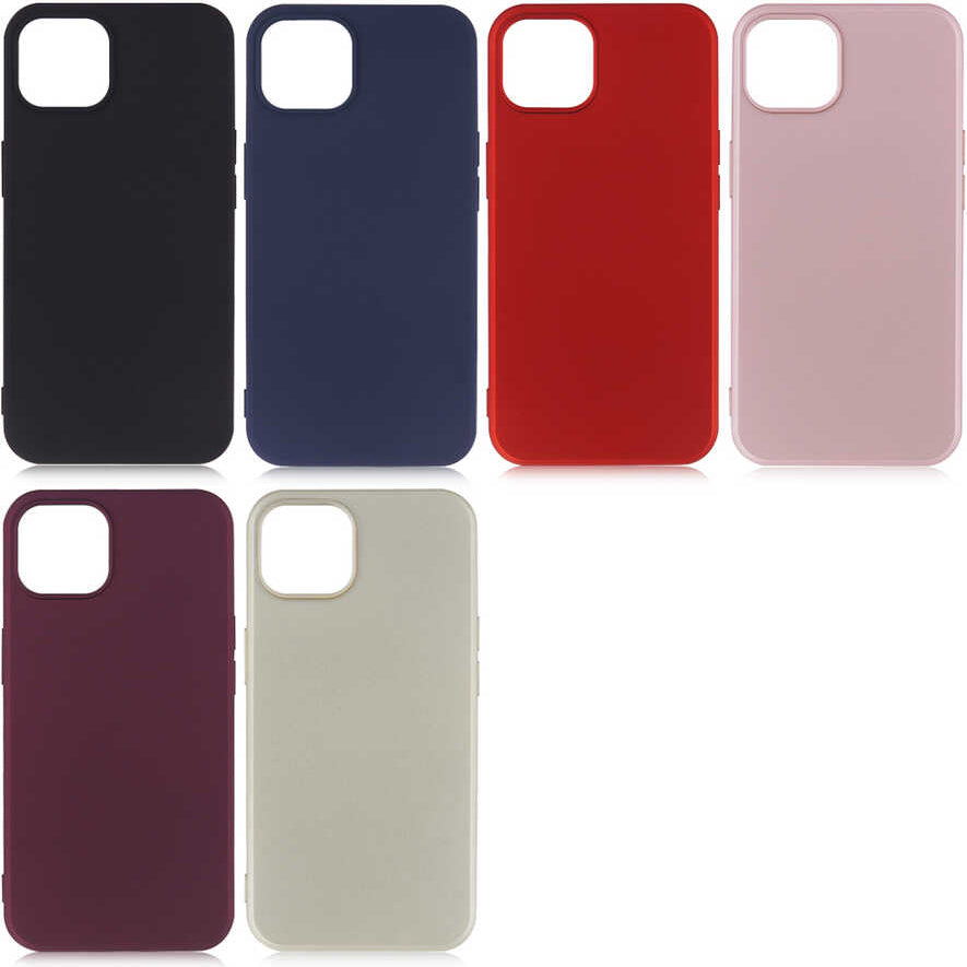 iPhone 13 Kılıf Mnc Premier Silikon Kapak-Saks Mavi