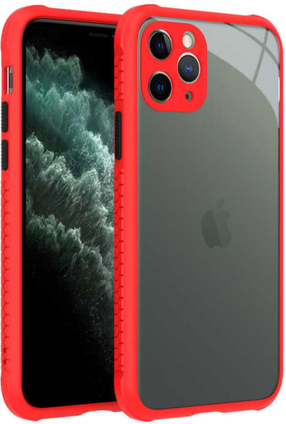 iPhone 11 Pro Kılıf mnc Kaff Kapak-Kırmızı
