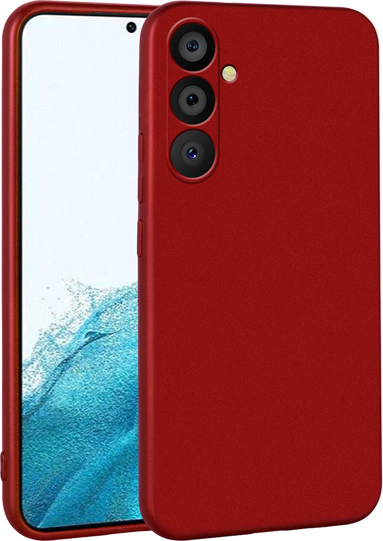 Galaxy A54 Kılıf Mnc Premier Silikon Kapak-Kırmızı