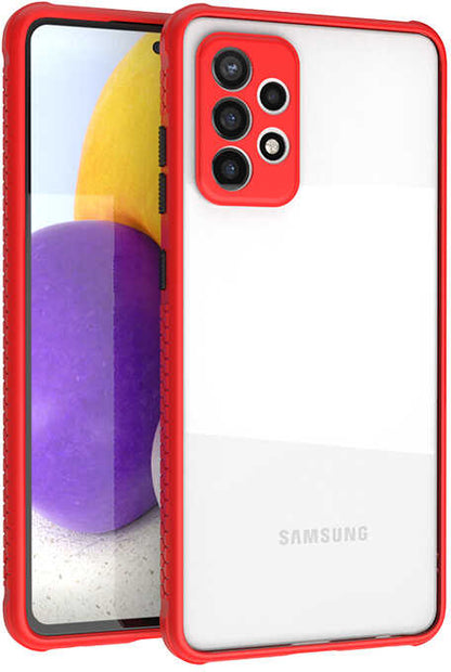 Galaxy A72 Kılıf mnc Kaff Kapak-Kırmızı