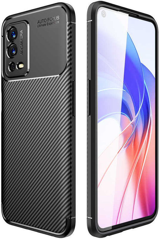 Oppo A55 4g Kılıf Mnc Negro Silikon Kapak-Siyah