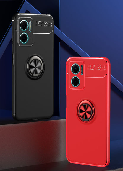 Xiaomi Redmi Note 11E Kılıf Mnc Ravel Silikon Kapak-Siyah