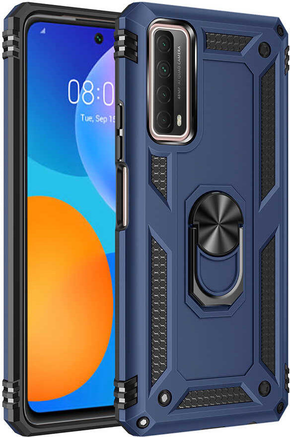 Huawei P Smart 2021 Kılıf Mnc Vega Kapak-Mavi