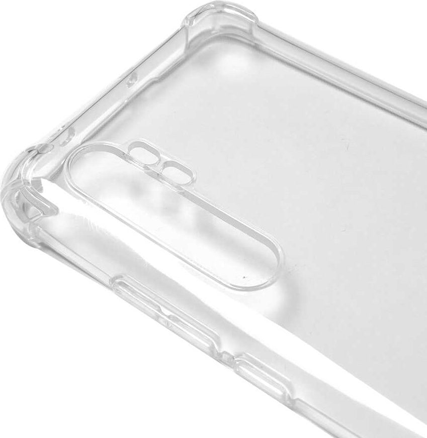Xiaomi Mi Note 10 Lite Kılıf Mnc Kamera Korumalı Nitro Anti Shock Silikon-Renksiz