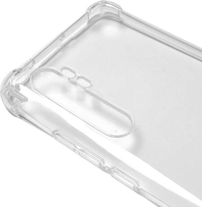 Xiaomi Mi Note 10 Lite Kılıf Mnc Kamera Korumalı Nitro Anti Shock Silikon-Renksiz