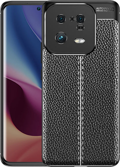Xiaomi Mi 13 Pro Kılıf Mnc Niss Silikon Kapak-Siyah