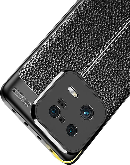 Xiaomi Mi 13 Pro Kılıf Mnc Niss Silikon Kapak-Siyah