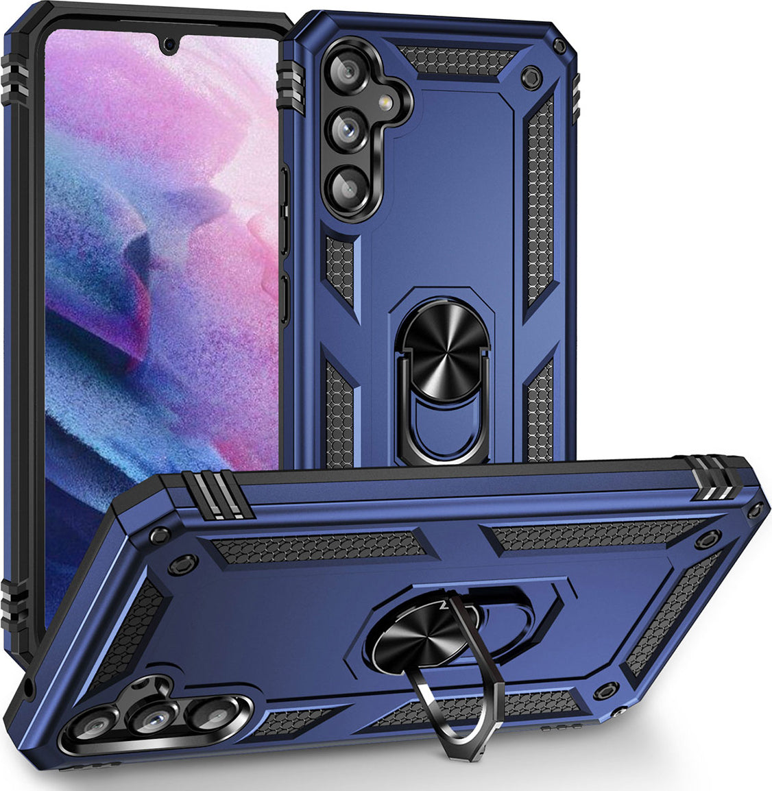 Galaxy A54 Kılıf Mnc Vega Kapak-Mavi
