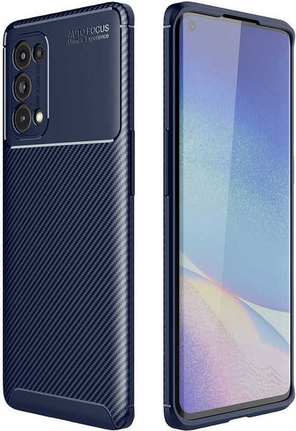 Oppo Reno 5 Pro 5g Kılıf Mnc Negro Silikon Kapak-Lacivert