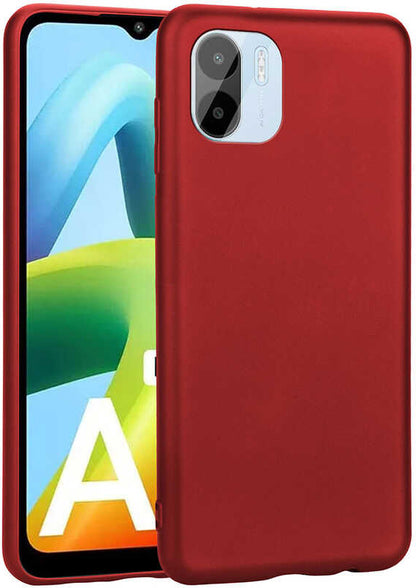 Xiaomi Redmi A1 Kılıf Mnc Premier Silikon Kapak-Kırmızı
