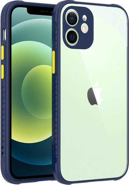 iPhone 12 Kılıf mnc Kaff Kapak-Lacivert