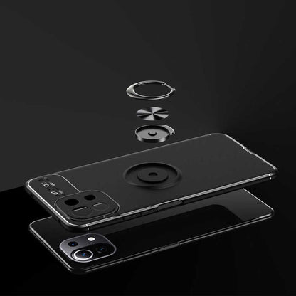 Xiaomi Mi 11 Lite Kılıf Mnc Ravel Silikon Kapak-Mavi