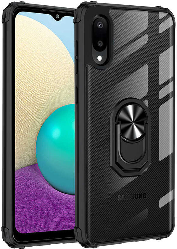 Galaxy A02 Kılıf Mnc Mola Kapak-Siyah