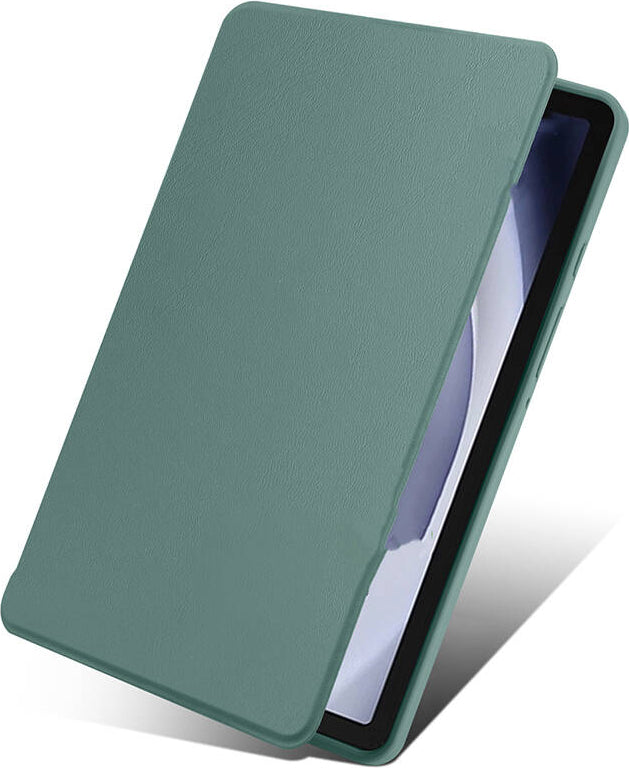 Galaxy Tab A9 Kılıf Uyumlu Mnc Termik Kalem Bölmeli Dönebilen Standlı Kılıf-Lavendery Gray