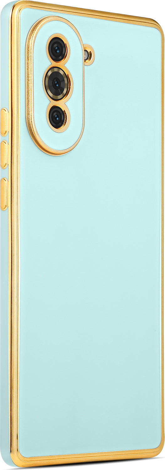 Huawei Nova 10 Kılıf Mnc Bark Kapak-Mavi Açık