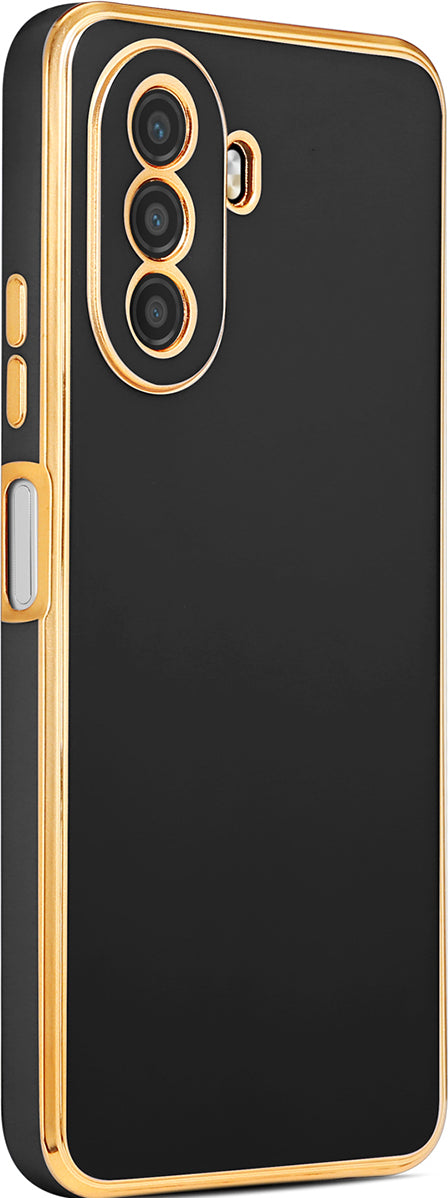 Huawei Nova Y70 Kılıf Mnc Bark Kapak-Siyah