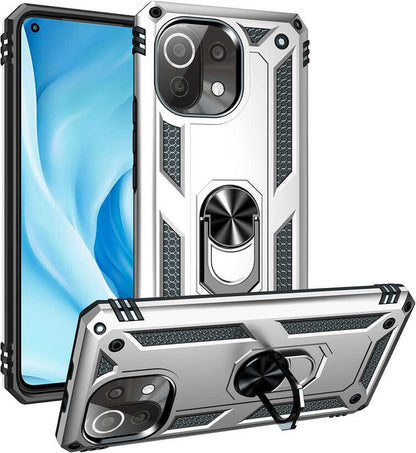 Xiaomi Mi 11 Lite Kılıf Mnc Vega Kapak-Gri