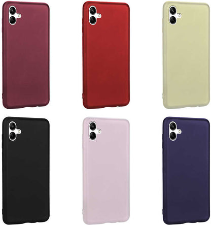 Galaxy A04 Kılıf Mnc Premier Silikon Kapak-Kırmızı