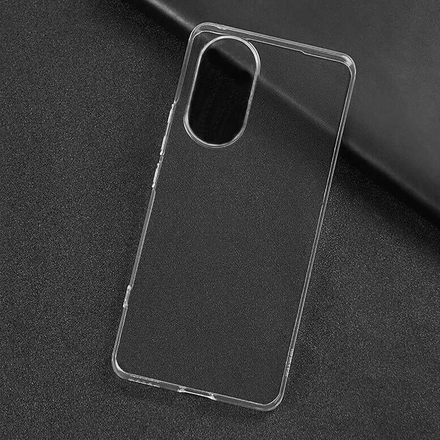Huawei Nova 9 Kılıf Mnc Süper Silikon Kapak-Renksiz