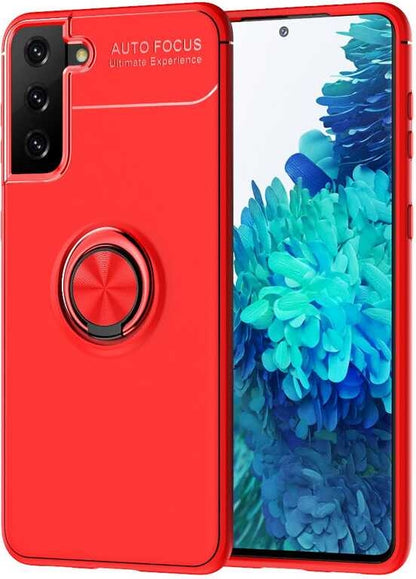 Galaxy S21 Plus Kılıf Mnc Ravel Silikon Kapak-Kırmızı