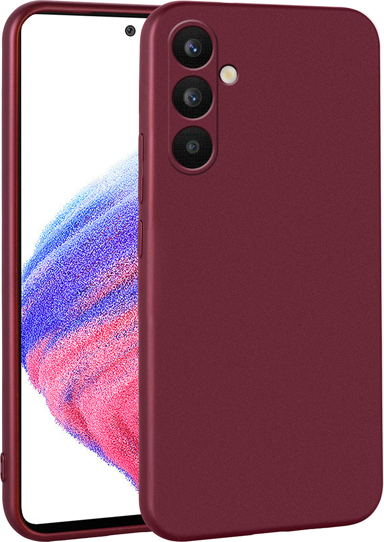 Galaxy A34 Kılıf Mnc Premier Silikon Kapak-Mürdüm