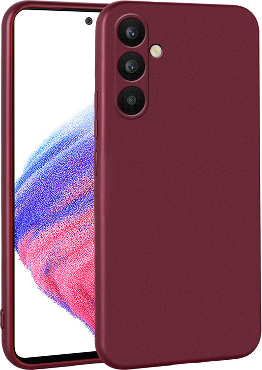 Galaxy A34 Kılıf Mnc Premier Silikon Kapak-Mürdüm