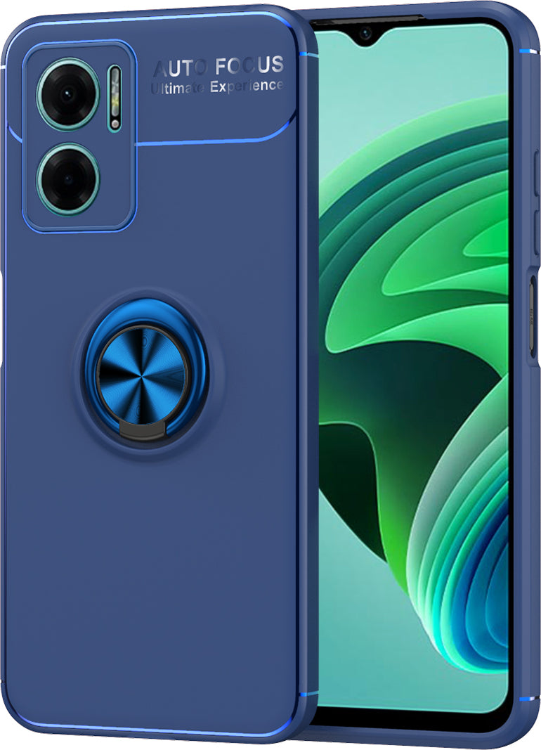 Xiaomi Redmi Note 11E Kılıf Mnc Ravel Silikon Kapak-Mavi