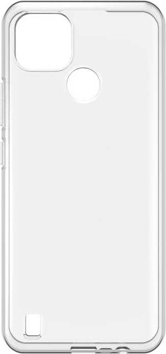 Realme C21 Kılıf Mnc Süper Silikon Kapak-Renksiz