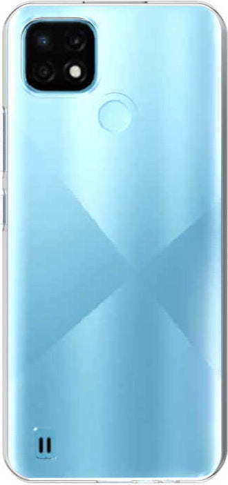 Realme C21 Kılıf Mnc Süper Silikon Kapak-Renksiz