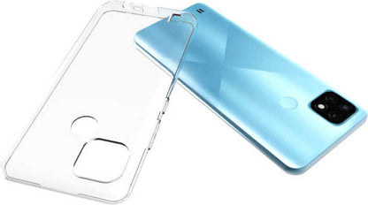 Realme C21 Kılıf Mnc Süper Silikon Kapak-Renksiz