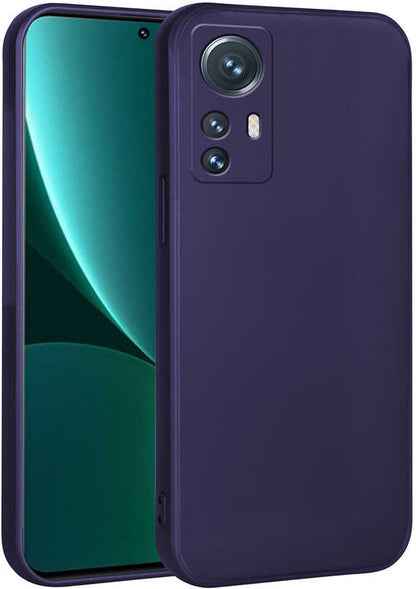 Xiaomi Xiaomi 12 Lite Kılıf Mnc Premier Silikon Kapak-Lacivert