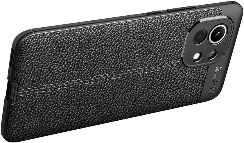 Xiaomi Mi 11 Kılıf Mnc Niss Silikon Kapak-Kırmızı