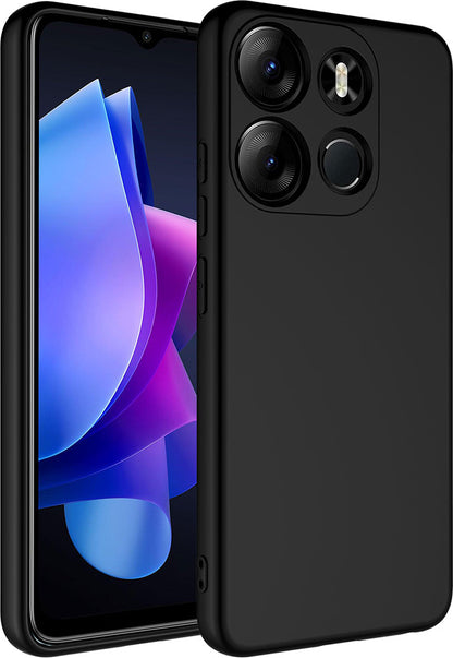 Tecno Spark Go 2023 Kılıf Mnc Mara Laaakan Kapak-Siyah