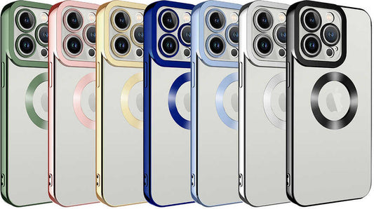 Apple iPhone 14 Pro Kılıf Kamera Korumalı Logo Gösteren Mnc Omega Kapak-Derin Mor