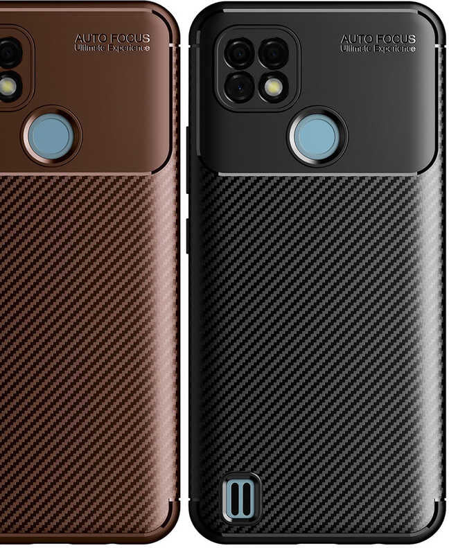Realme C25 Kılıf Mnc Negro Silikon Kapak-Siyah
