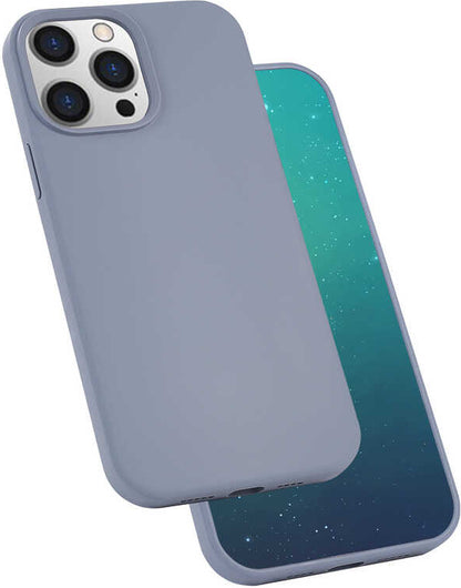 iPhone 13 Pro Kılıf Mnc Silk Silikon-Lila