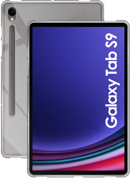 Galaxy Tab S9 Kılıf  Uyumlu Mnc Tablet Süper Silikon Kapak-Renksiz