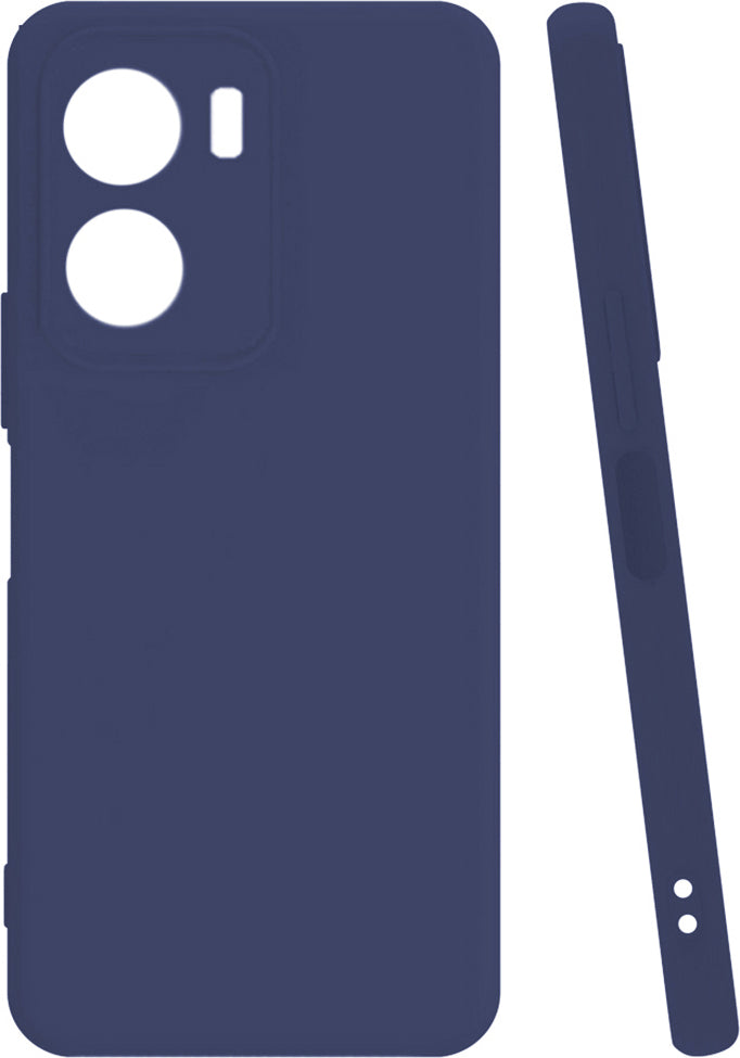 Vivo Y16 Kılıf Mnc Biye Silikon-Lacivert