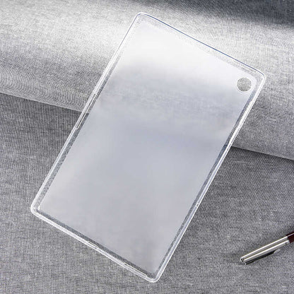 Lenovo M10 Plus TB-X606F Kılıf  Uyumlu Mnc Tablet Süper Silikon Kapak-Renksiz