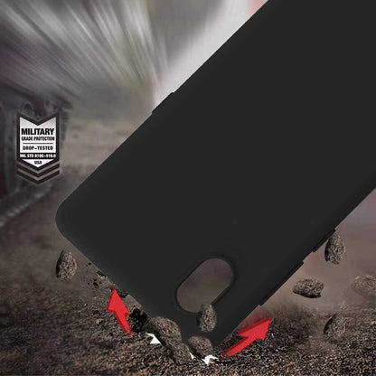 Tcl L7 Kılıf Mnc Biye Silikon-Lacivert