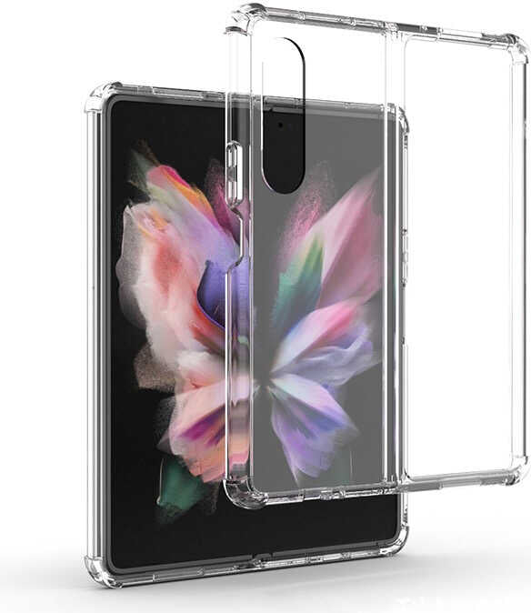 Galaxy Z Fold 4 Kılıf Mnc Nitro Anti Shock Silikon-Renksiz