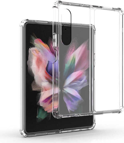 Galaxy Z Fold 4 Kılıf Mnc Nitro Anti Shock Silikon-Renksiz