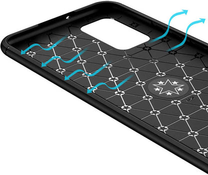 Galaxy A02S Kılıf Mnc Ravel Silikon Kapak-Siyah